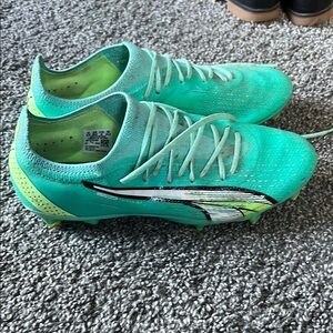 Puma Turquoise Soccer Cleats